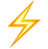 Lightning-fast unlimited downloads icon